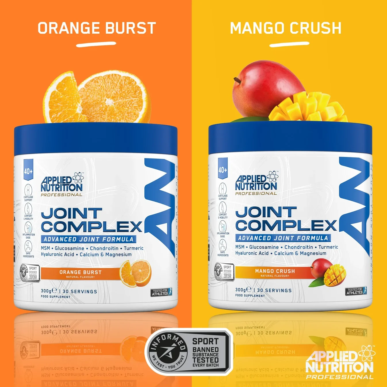 Applied Nutrition Agewell 40+ Gelenk Komplex Mango Crush 300 g – Joint Complex