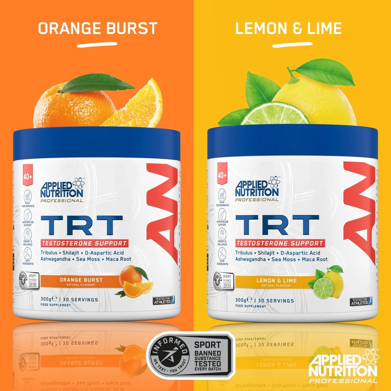 Applied Nutrition Agewell 40+ TRT Testosteron Unterstützung Orange Burst 300 g