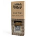 Limette & Ingwer Raumduft Diffuser 200 ml – Reed Diffuser mit ätherischen Ölen bis zu 12 Wochen