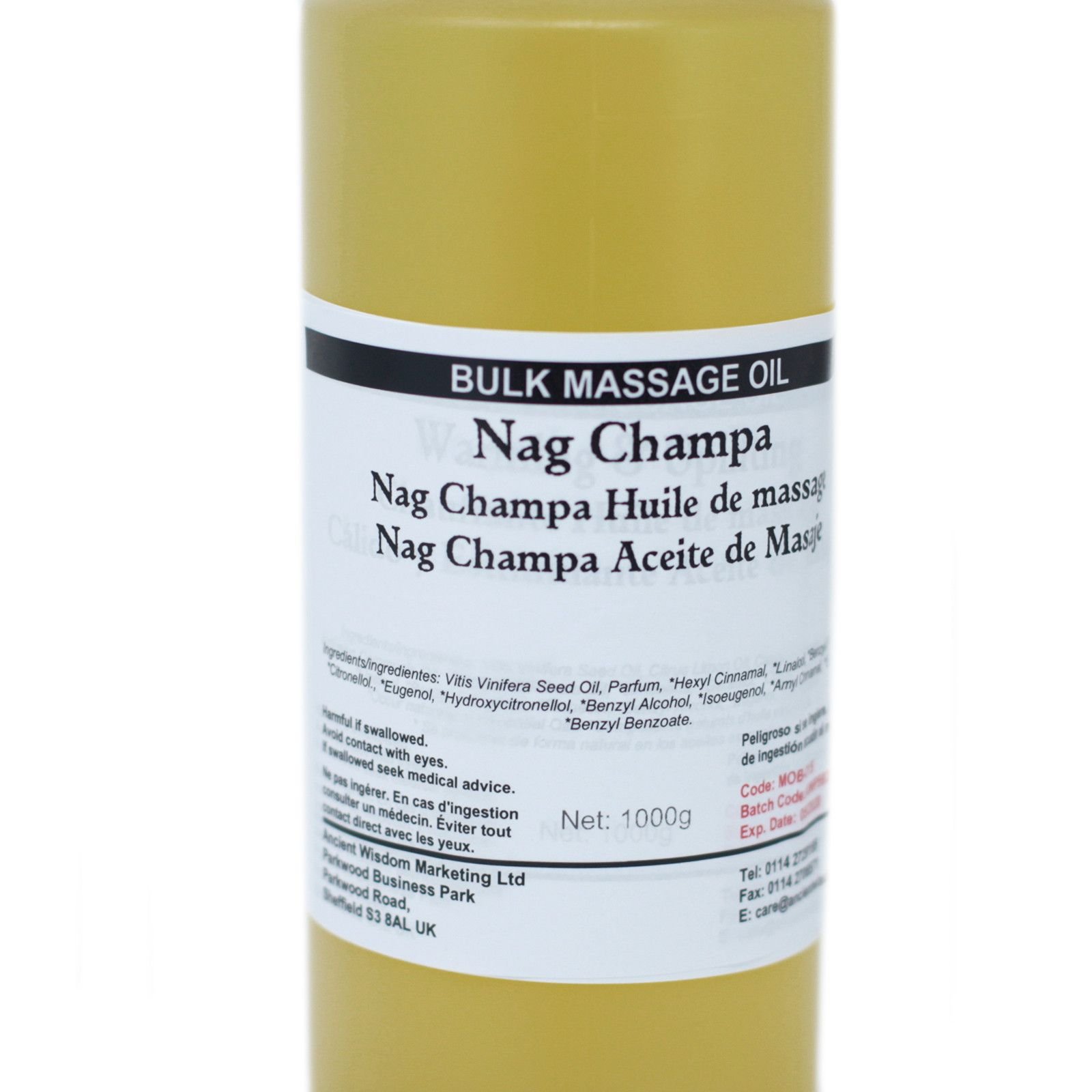 bG9jYWw6Ly9tZWRpYS85Sy8yRS82MFIzMEMxRzY0V0syRTlLL2M0YTIzMGEzLmpwZWc.jpg Nag Champa Massageöl 1 kg mit Traubenkernöl – Warm-exotischer Duft