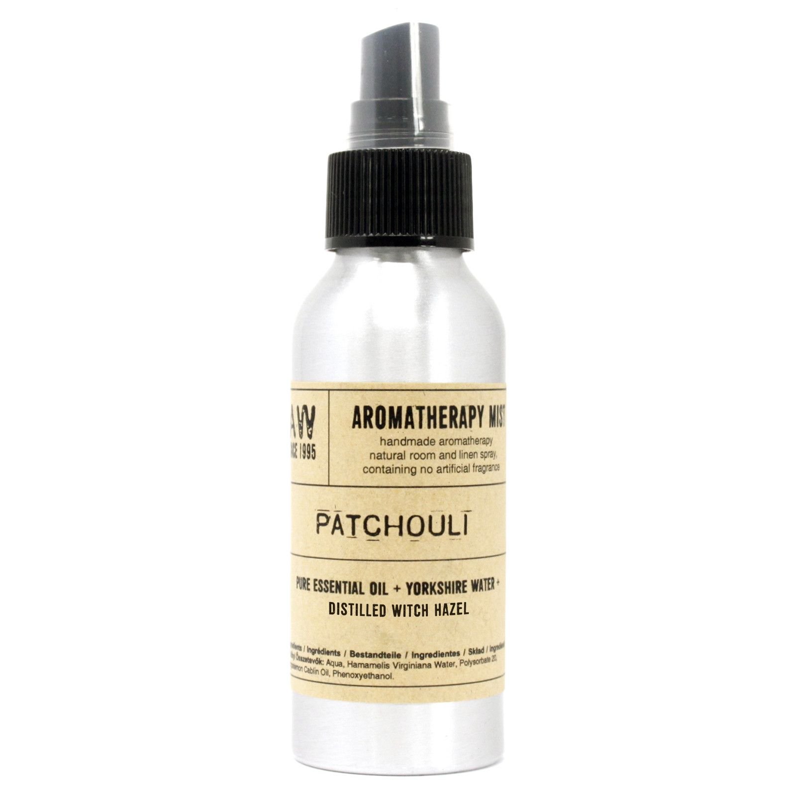 Aromatherapie Spray Patchouli 100 ml – Raum- & Kissenspray mit ätherischem Patchouliöl