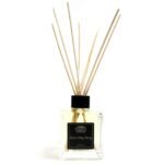 Basilikum & May Chang Raumduft Diffuser 200 ml – Reed Diffuser mit ätherischen Ölen bis zu 12 Wochen – Honigbee Basilikum May Chang Raumduft Diffuser 200 ml