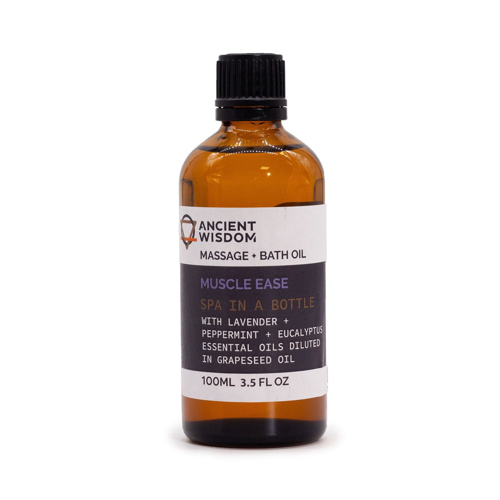 Muscle Ease Massageöl 100 ml mit Lavendel, Pfefferminze & Eukalyptus