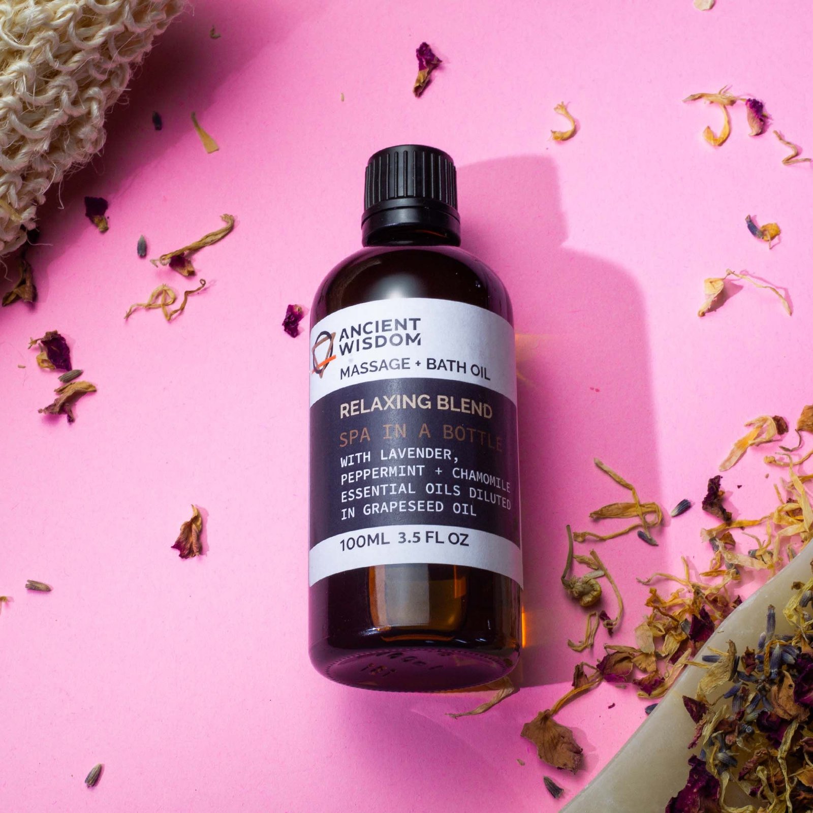 Kopfhaut Massageöl 100 ml mit Teebaum & Eukalyptus in Traubenkernöl