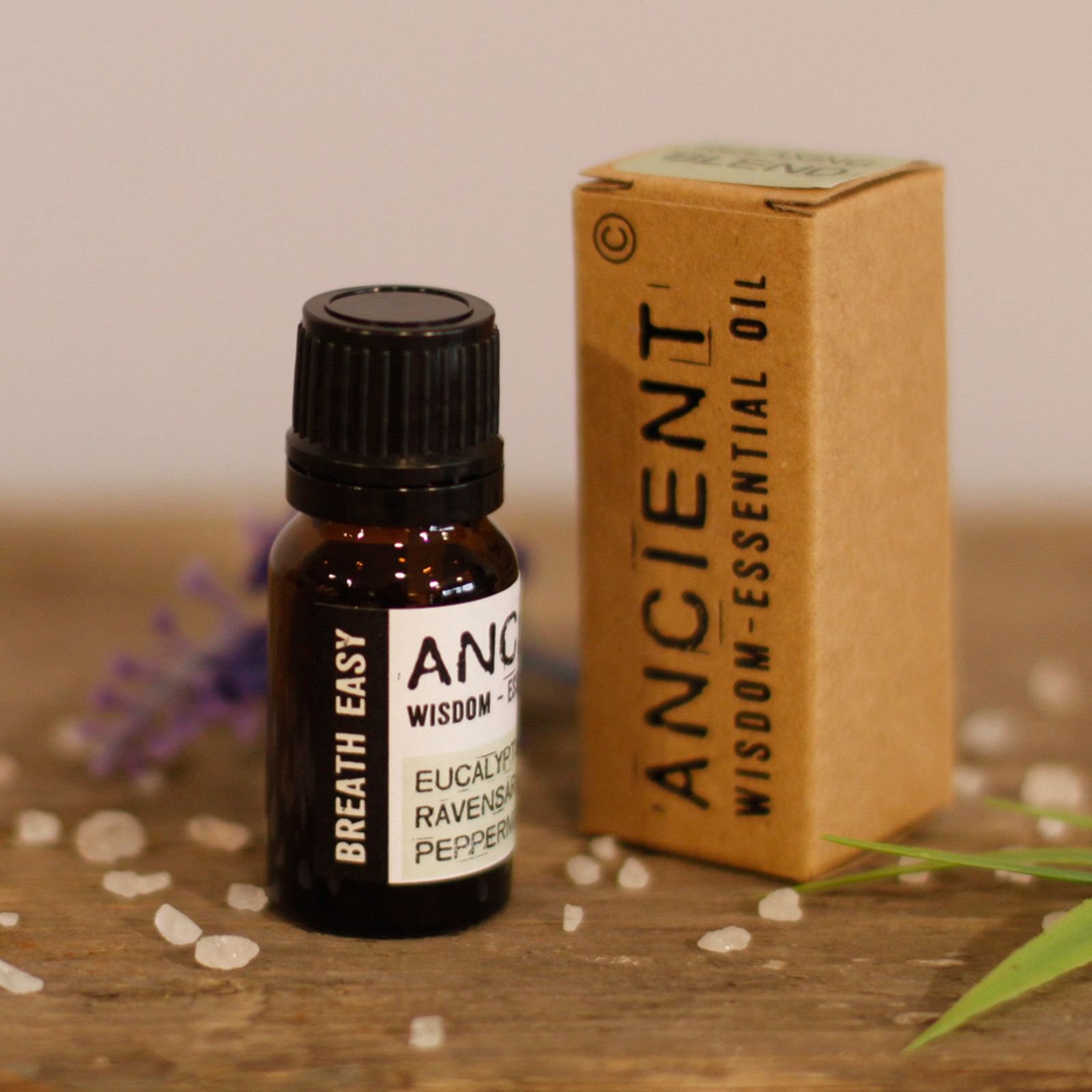 Breathe Easy ätherische Ölmischung 10 ml – Eukalyptus, Ackerminze & Ravensara Aromatherapie