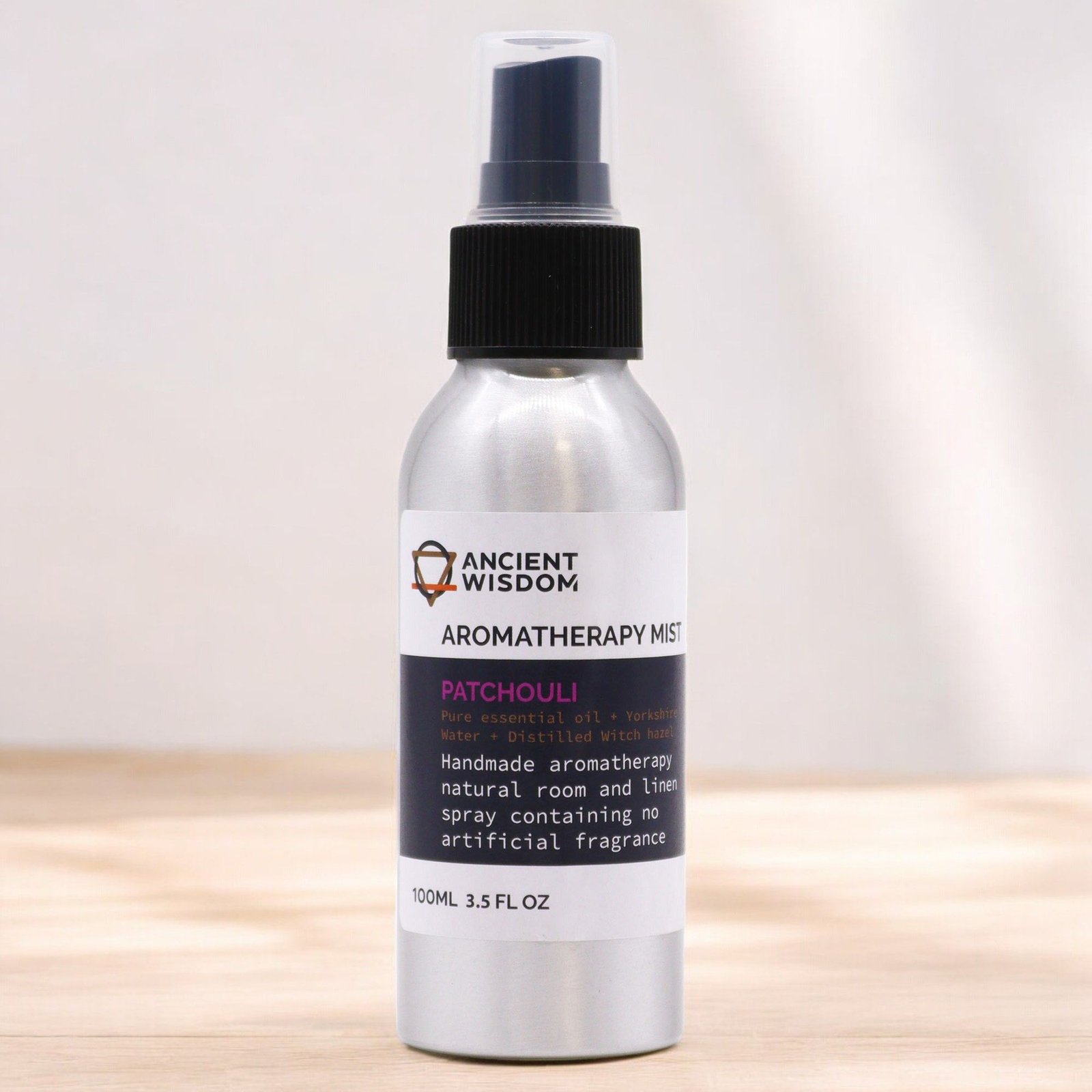 Aromatherapie Spray Patchouli 100 ml – Raum- & Kissenspray mit ätherischem Patchouliöl