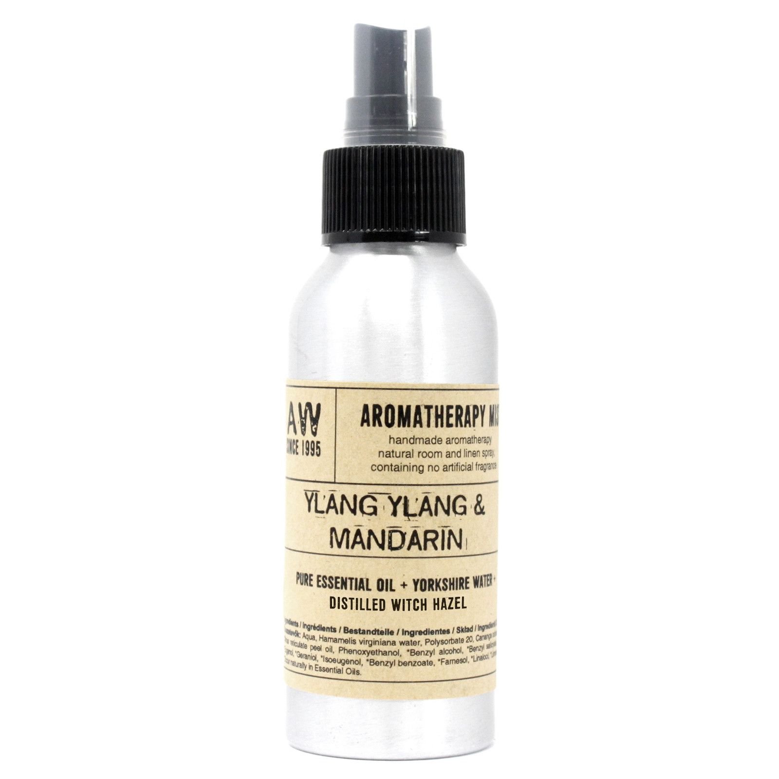 Aromatherapie Spray Ylang Ylang & Mandarine 100 ml – Raum- & Kissenspray mit ätherischen Ölen