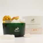 Bergkristall Duftkristalle Set The Lion – Edelsteine & Trockenblumen im Glas