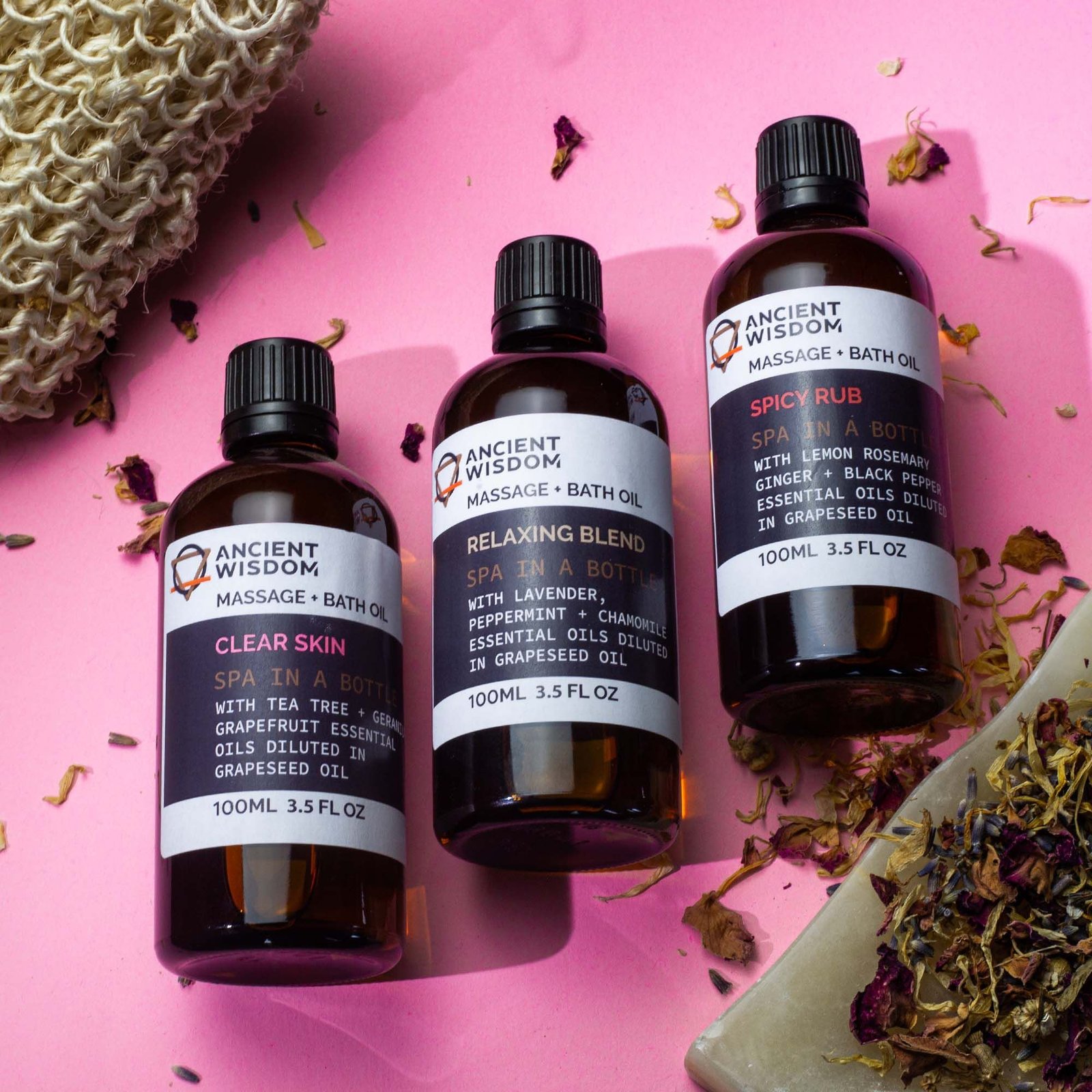 Muscle Ease Massageöl 100 ml mit Lavendel, Pfefferminze & Eukalyptus