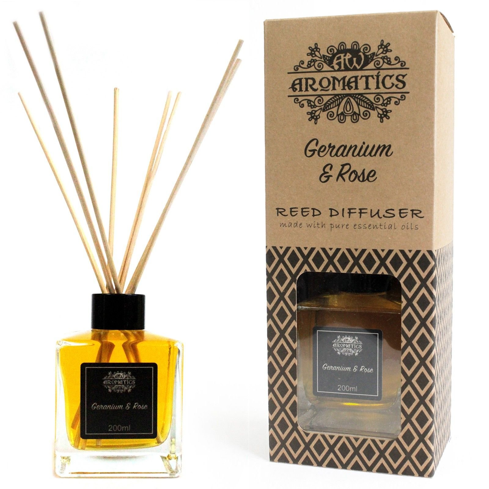 Geranie & Rose Raumduft Diffuser 200 ml