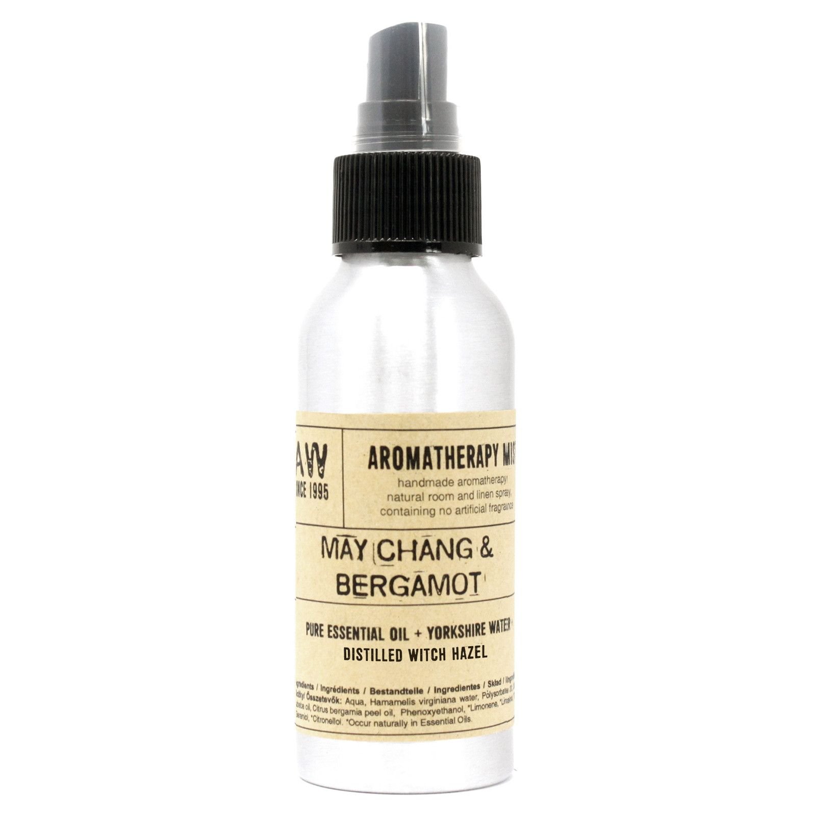 Aromatherapie Spray May Chang & Bergamotte 100 ml – Raum- & Kissenspray mit ätherischen Ölen