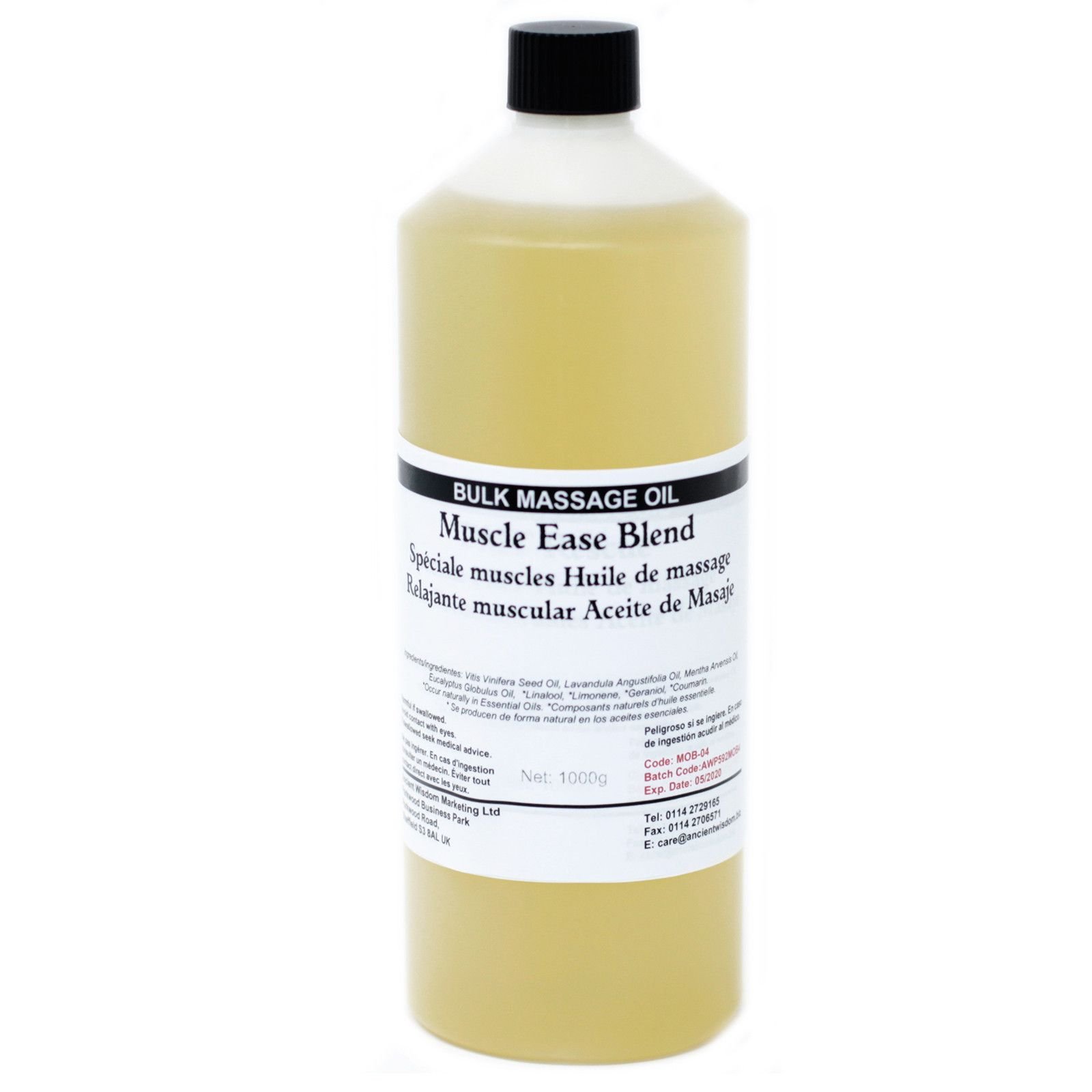 Muscle Ease Massageöl 1 kg Muscle Ease Massageöl 1 kg