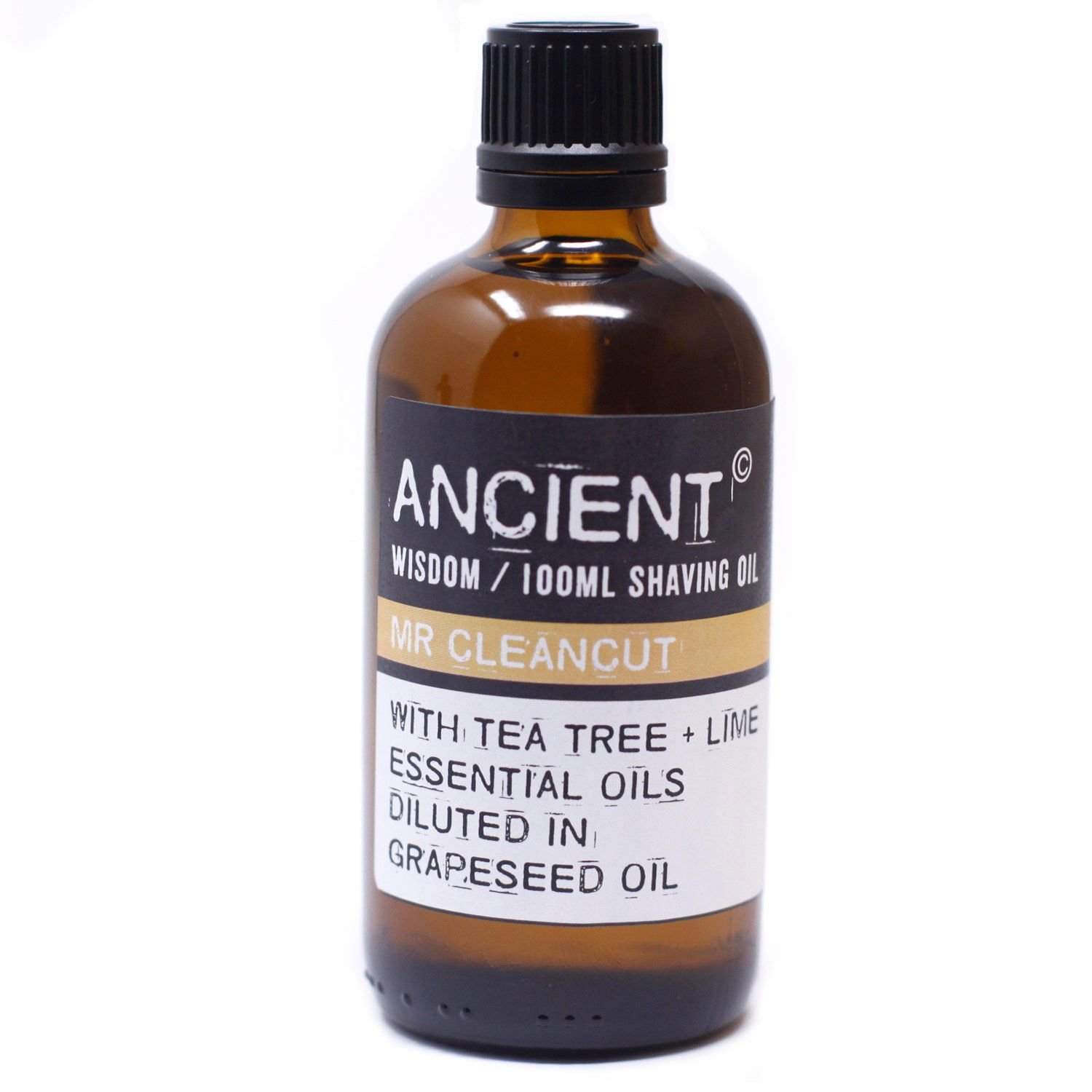 Rasieröl 100 ml mit Teebaum, Limette & Pfefferminze – Mr Cleancut