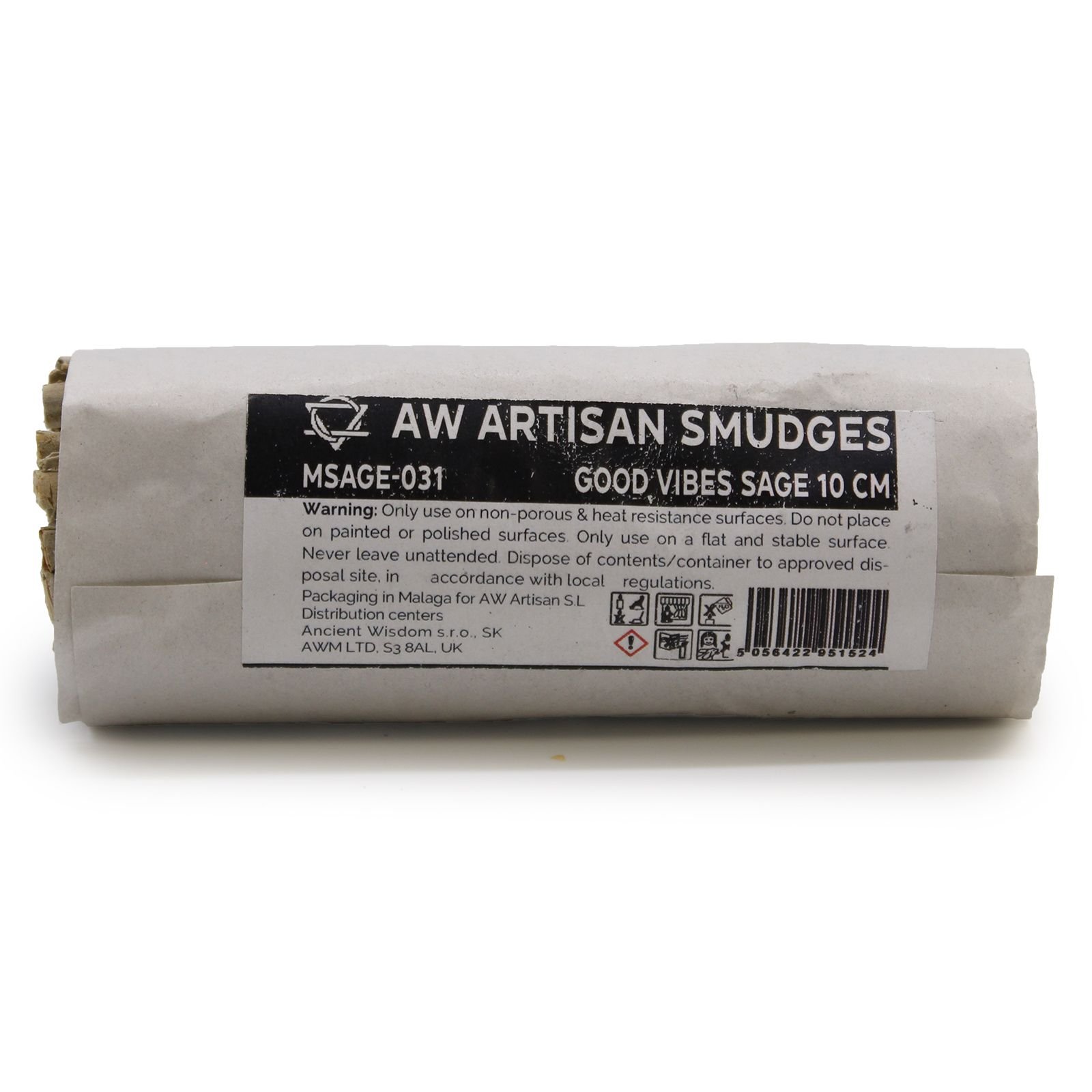 Good Vibes Salbei Räucherbündel 10 cm Smudge Stick Meditation Räucherwerk