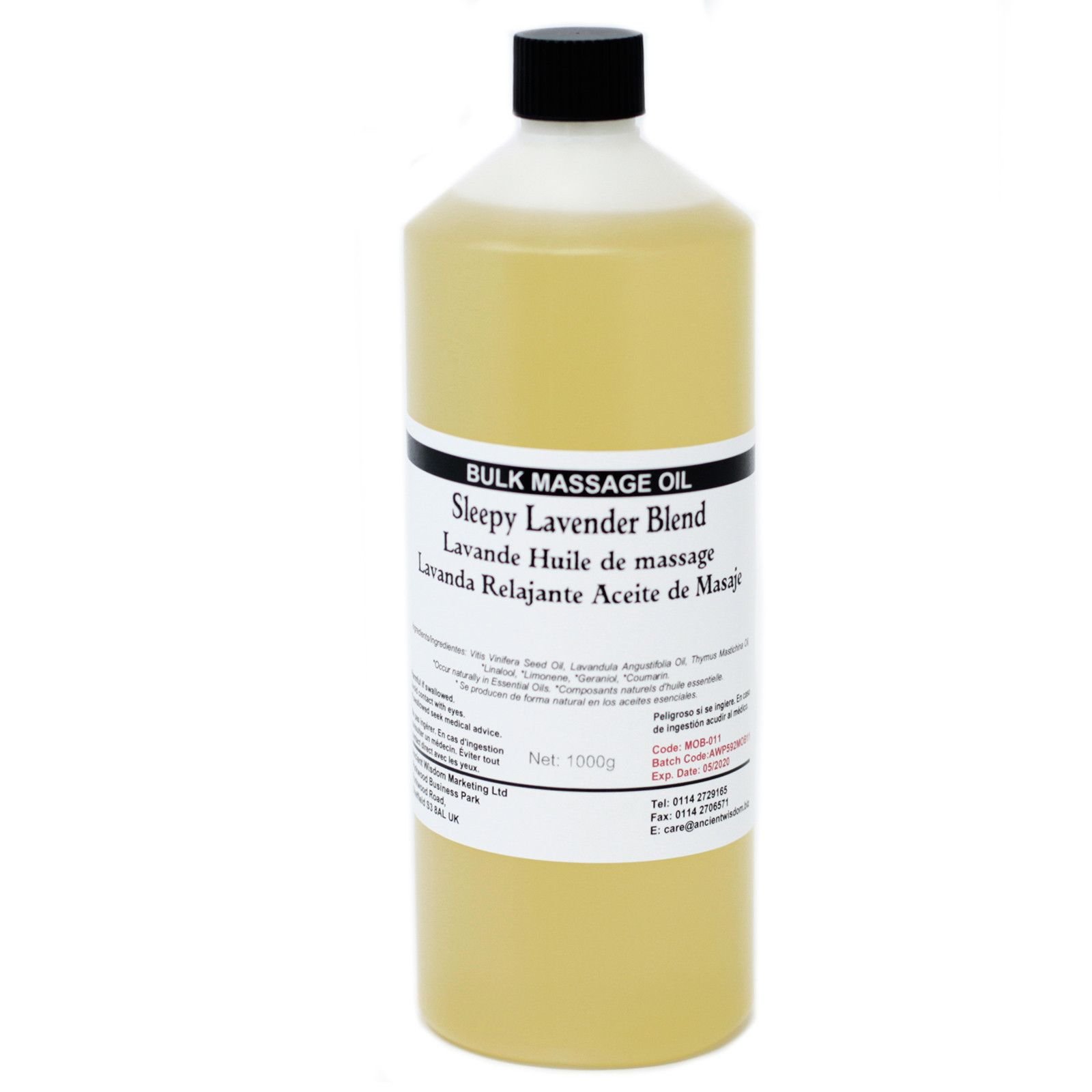 Sleepy Lavender Massageöl 1 kg