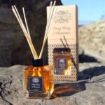 Geranie & Rose Raumduft Diffuser 200 ml – Reed Diffuser mit ätherischen Ölen bis zu 12 Wochen