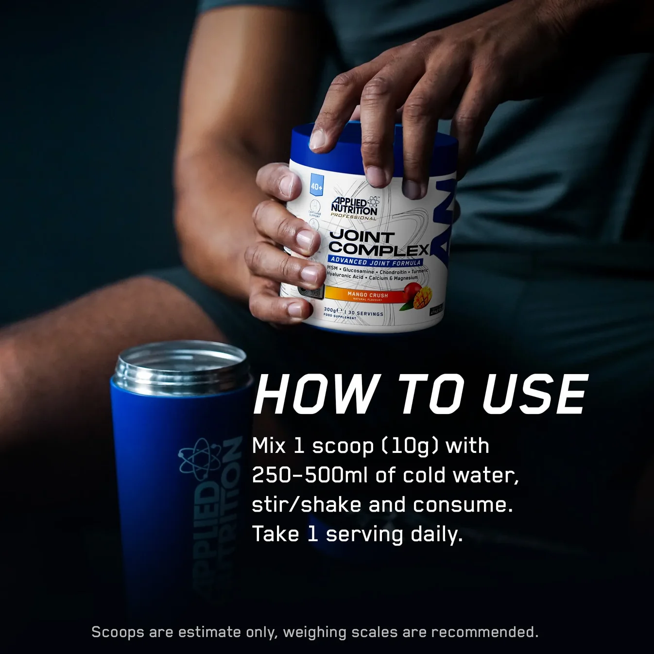 Applied Nutrition Agewell 40+ Gelenk Komplex Mango Crush 300 g – Joint Complex