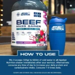 Mass Gainer Tropische Früchte 3130 g – Applied Nutrition Beef Mass Gainer