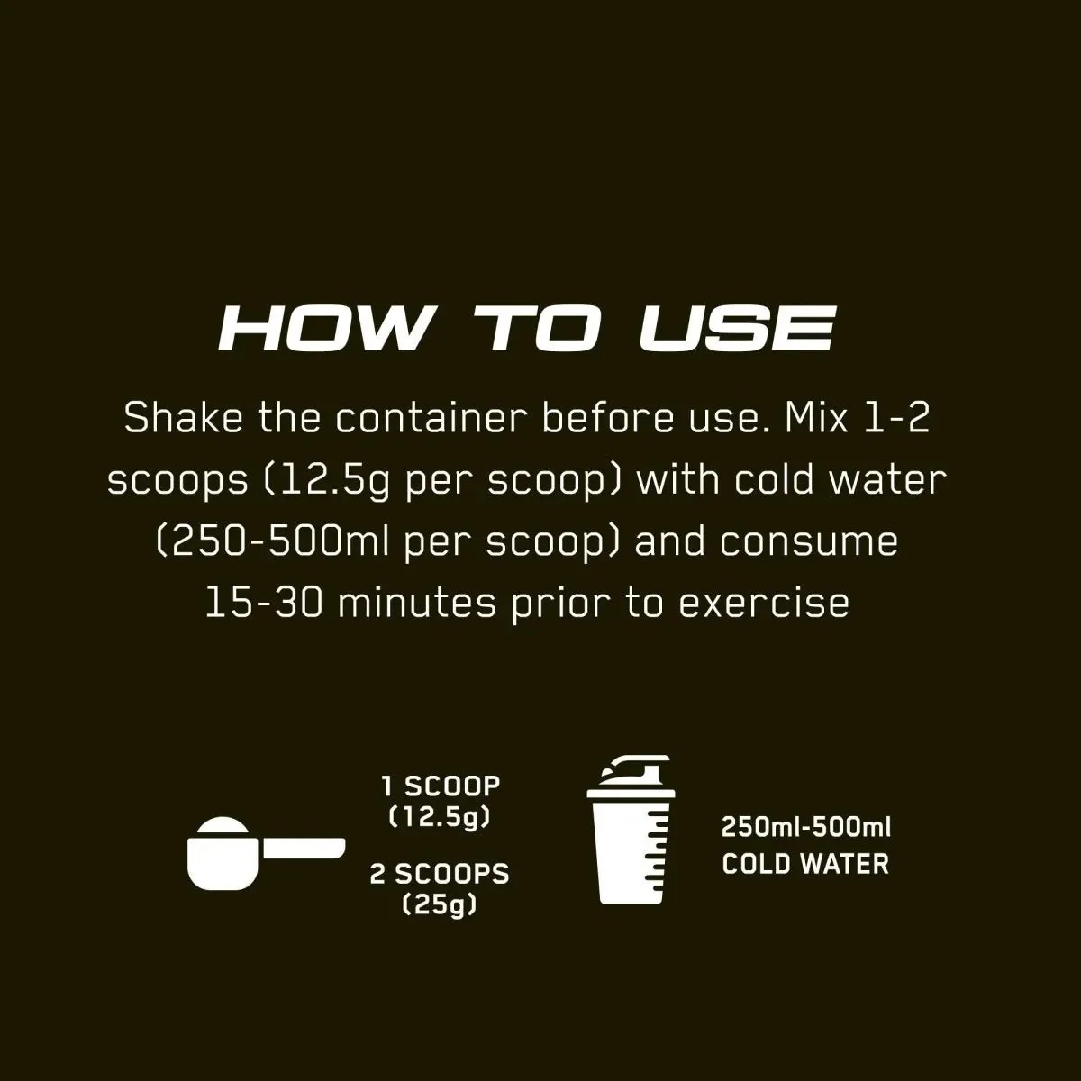 How_to_useSlush Pre Workout Pump Booster Blaue Himbeere 500 g – Applied Nutrition ABE