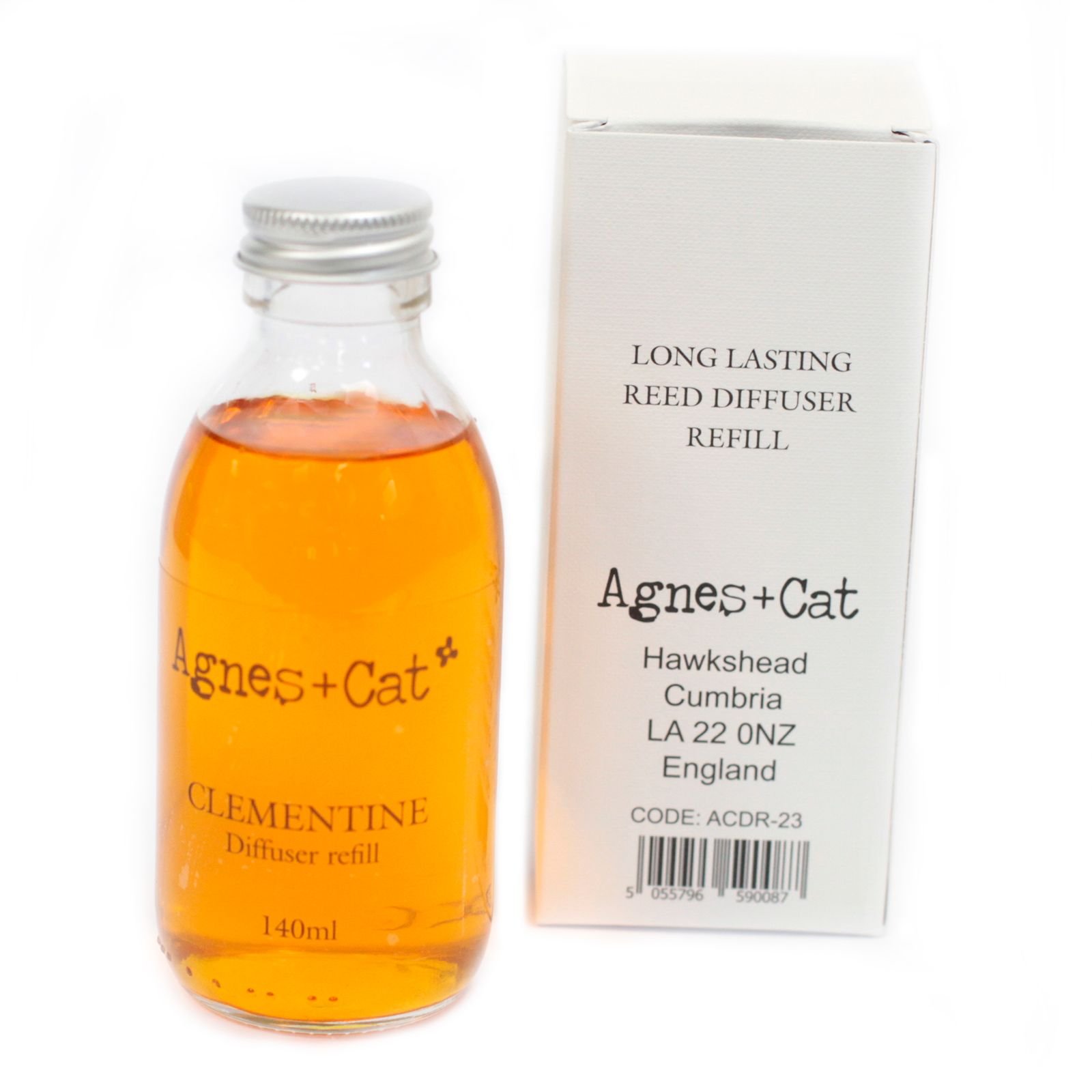 Raumduft Nachfüllflasche Clementine 140 ml – Agnes + Cat mit frischem Clementinenduft für Duftstäbchen