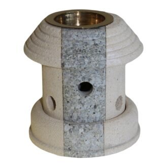 Duftlampe aus Sandstein Laterne 9 cm
