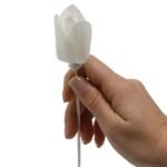 Duftdiffuser Blumen Tulpe 4 Stück – Natürliche Solaholz Duftblumen mit Bambusstäbchen