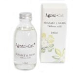 Raumduft Nachfüllflasche Meersalz und Moos 140 ml – Agnes + Cat mit frischem Meeresduft und erdigen Noten für Duftstäbchen