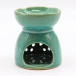 Duftlampe Lebensbaum Blau aus Keramik – Aromalampe für Duftöle und Duftwachs – Honigbee Duftlampe Lebensbaum Blau aus Keramik – Aromalampe für Duftöle und Duftwachs