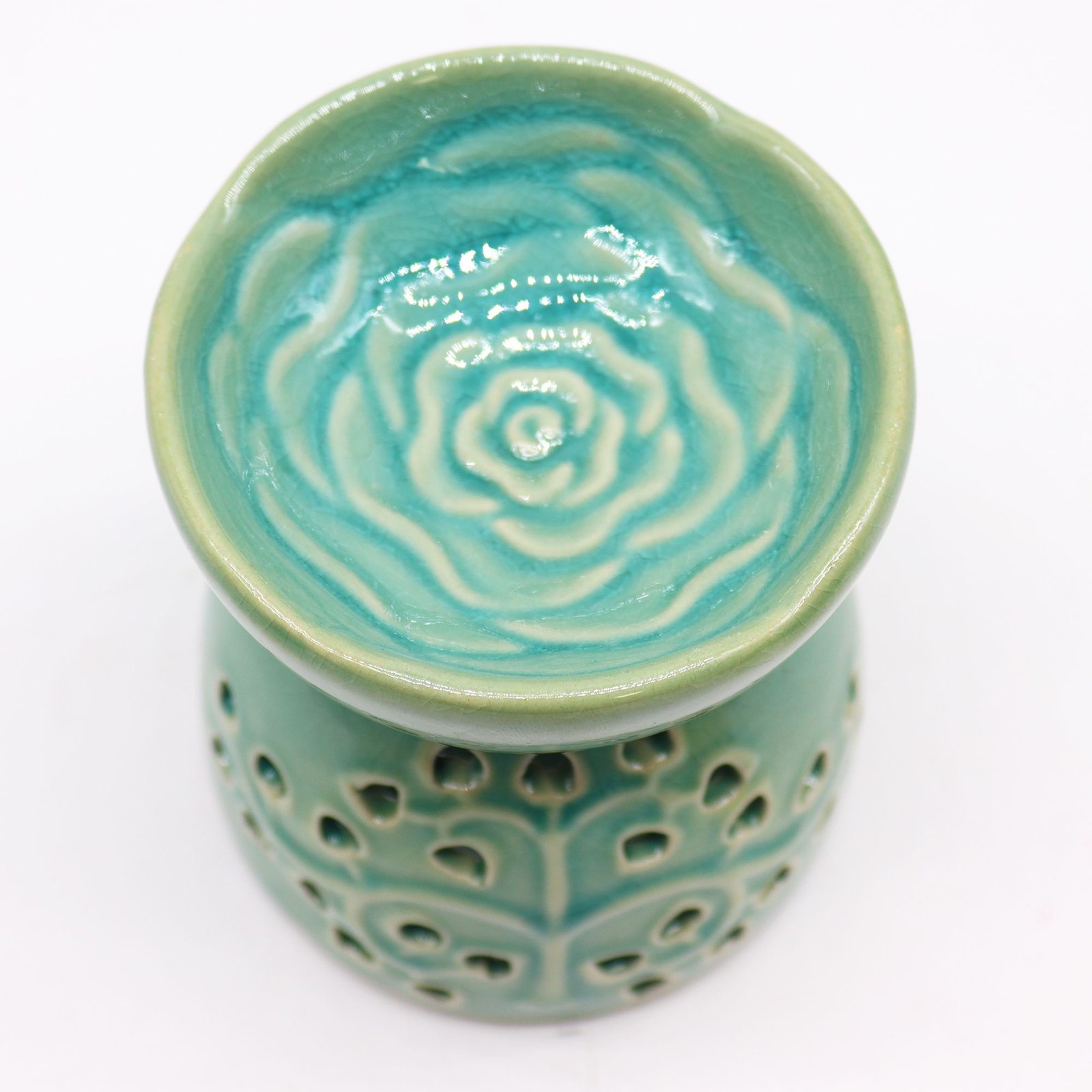 bG9jYWw6Ly9tZWRpYS85Si9KRC82MFIzMEMxRzZNUktKRDlKLzNiYTA1YWQ5LmpwZWc.jpg Duftlampe Lebensbaum Blau aus Keramik – Aromalampe für Duftöle und Duftwachs
