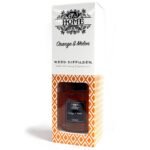 Raumduft Orange & Melon 120 ml – Duftdiffuser mit Stäbchen und fruchtigem Zitrusduft
