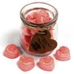 Duftwachs Rose 16 Stück – herzförmige Sojawachs Duftmelts – Honigbee Duftwachs Rose 16 Stück – herzförmige Sojawachs Duftmelts