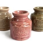Duftlampe Keramik Grau Home Sweet Home – Große Aromalampe für Duftöl und Duftwachs – Honigbee Duftlampe Keramik Grau Home Sweet Home – Große Aromalampe für Duftöl und Duftwachs
