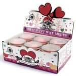 Duftwachs Rose 16 Stück – herzförmige Sojawachs Duftmelts – Honigbee Duftwachs Rose 16 Stück – herzförmige Sojawachs Duftmelts