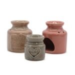 Duftlampe Keramik Lavendel Home 7 cm – Kleine Aromalampe für Duftöl und Duftwachs