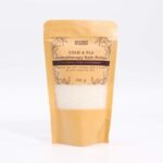 Aromatherapie Badesalz Colds & Flu 350 g – Meersalz mit Eukalyptus, Ingwer und schwarzem Pfeffer