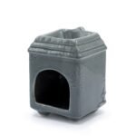 Duftlampe Keramik Grau in Hausform – Dekorative Aromalampe für Duftöl und Duftwachs – Honigbee Duftlampe Keramik Grau in Hausform – Dekorative Aromalampe für Duftöl und Duftwachs