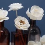 Duftdiffuser Blumen Mittelgroße Nelke 4 Stück – Solaholz Duftblumen mit Baumwollschnur – Honigbee Duftdiffuser Blumen Mittelgroße Nelke 4 Stück – Solaholz Duftblumen mit Baumwollschnur