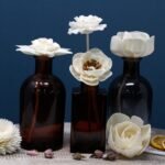Duftdiffuser Blumen Große Nelke 4 Stück – Solaholz Duftblumen mit Baumwollschnur – Honigbee Duftdiffuser Blumen Große Nelke 4 Stück – Solaholz Duftblumen mit Baumwollschnur