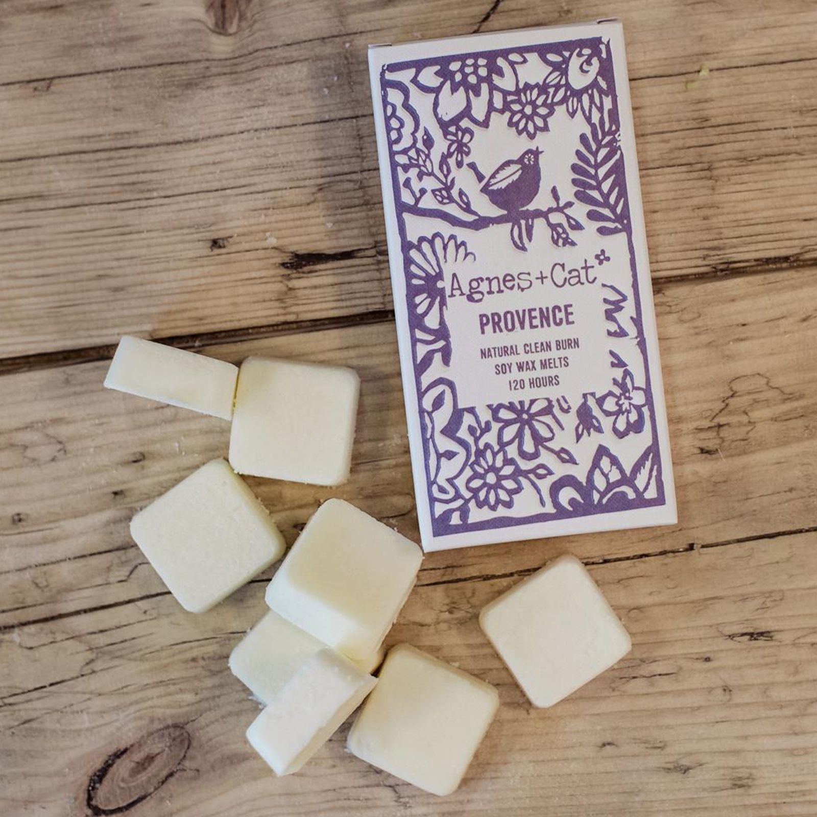 Duftwachs Lavendel 8 Stück – Agnes + Cat Sojawachs mit Provence-Duft