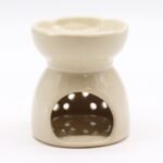 Duftlampe Lebensbaum Elfenbein aus Keramik – Aromalampe für Duftöle und Duftwachs – Honigbee Duftlampe Lebensbaum Elfenbein aus Keramik – Aromalampe für Duftöle und Duftwachs