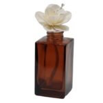Duftdiffuser Blumen Kleine Lilie 4 Stück – Solaholz Duftblumen mit Baumwollschnur – Honigbee Duftdiffuser Blumen Kleine Lilie 4 Stück