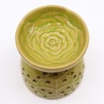 Duftlampe Lebensbaum Limettengrün aus Keramik – Aromalampe für Duftöle und Duftwachs – Honigbee Duftlampe Lebensbaum Limettengrün aus Keramik – Aromalampe für Duftöle und Duftwachs