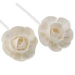 Duftdiffuser Blumen Kleine Lotusblüte 4 Stück – Solaholz Duftblumen mit Baumwollschnur