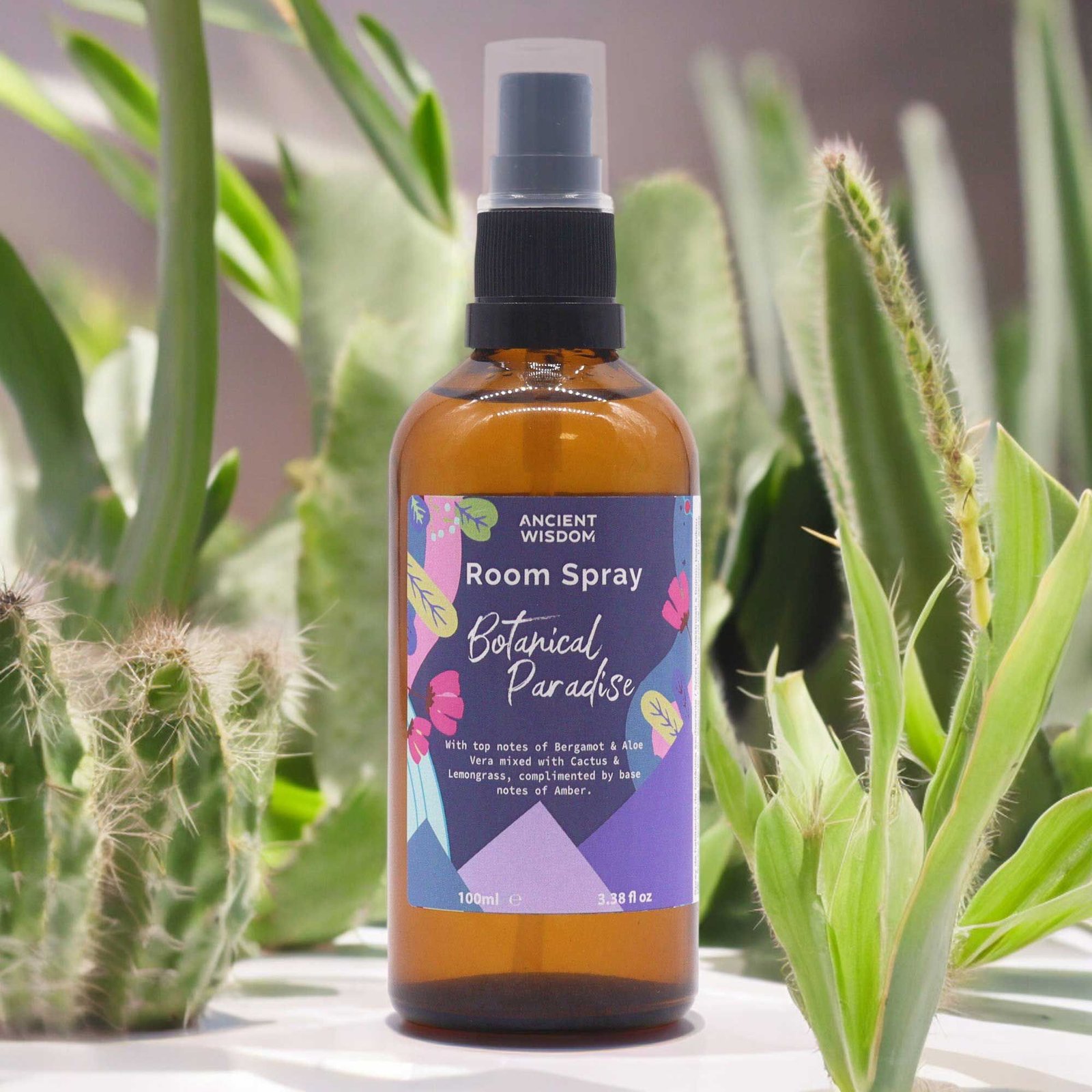 Raumspray Botanical Paradise 100 ml – exotischer Raumduft mit Bergamotte, Kaktus und Zitronengras