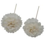 Duftdiffuser Blumen Nelke 4 Stück – Natürliche Solaholz Duftblumen mit Duftstäbchen