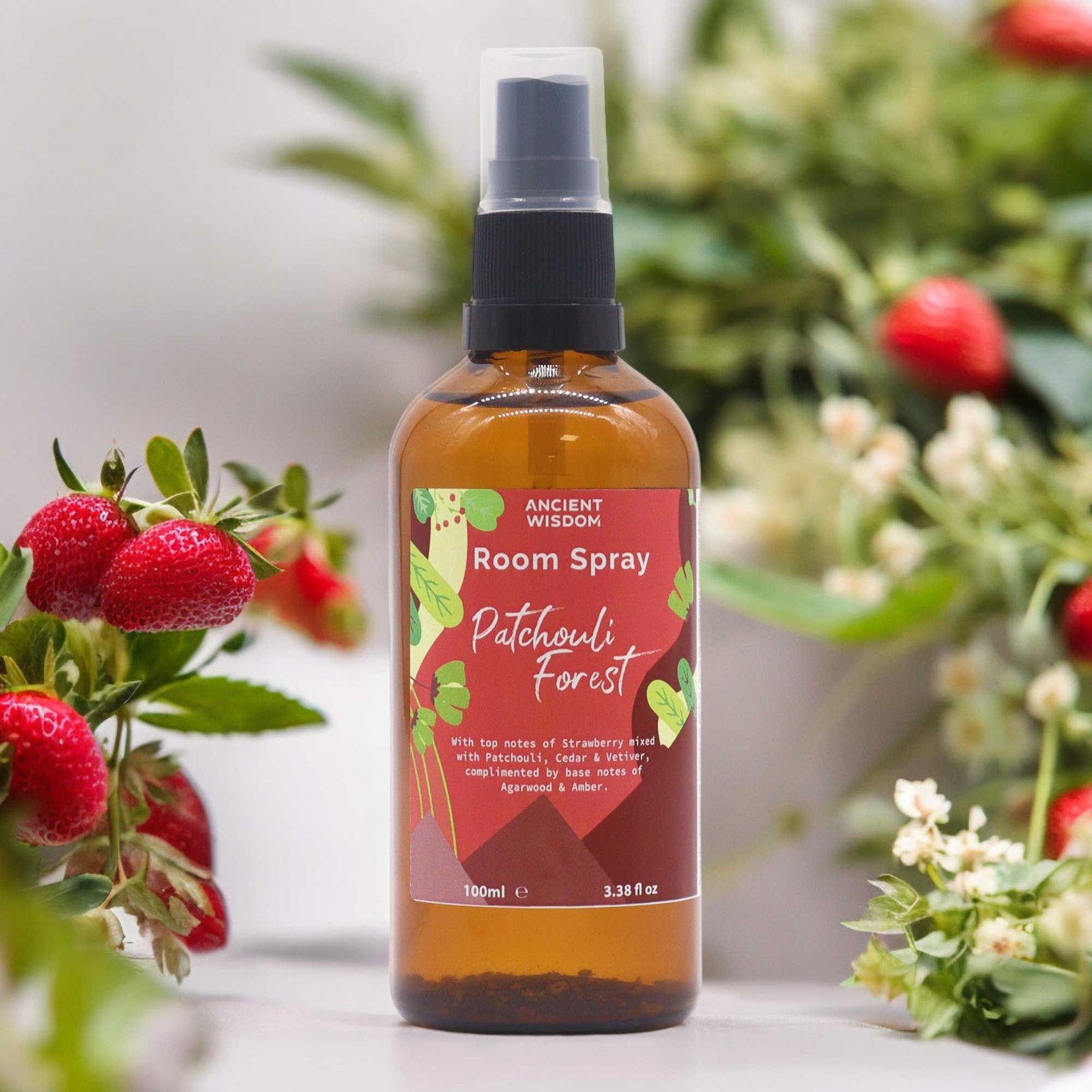 Raumspray Patchouli Forest 100 ml – erdiger Raumduft mit Patchouli, Zedernholz und Vanille