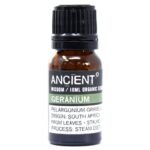 Geranie Bio ätherisches Öl 10 ml – Ätherisches Geranienöl aus Südafrika für Aromatherapie – Honigbee Geranie Bio ätherisches Öl 10 ml