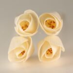 Duftdiffuser Blumen Tulpe 4 Stück – Natürliche Solaholz Duftblumen mit Bambusstäbchen